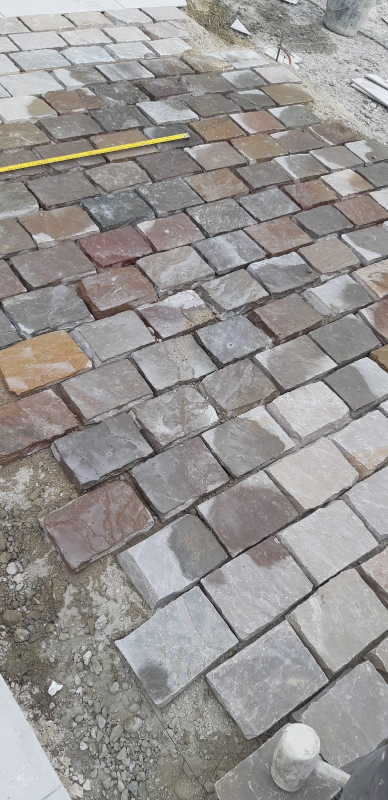 Travaux de pavage