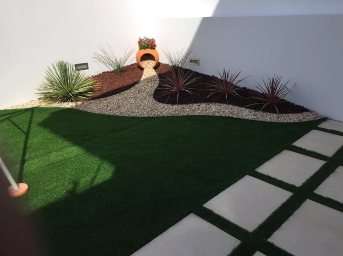 Installation pelouse